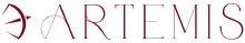 Artemis logo vector Red on white 1